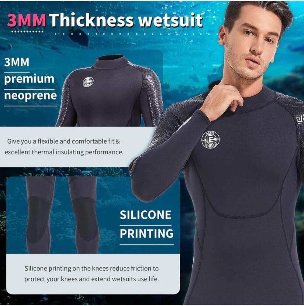 Men neoprene swimsuit BEEK 3mm